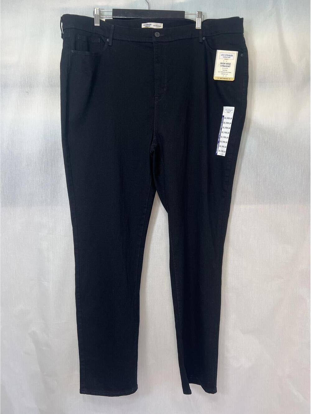 NWT Levi High Rise Straight Jeans Women's Plus Size 26L (W38 L34)